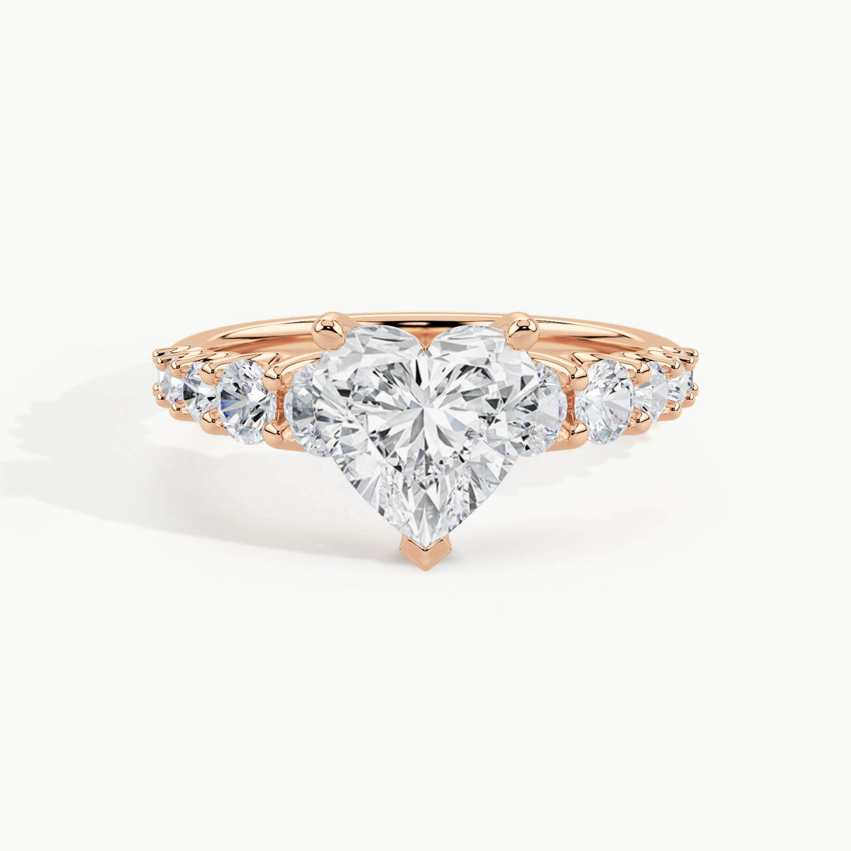 Rose Gold, Heart, down view