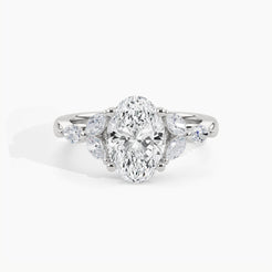 White Gold, Oval, down view
