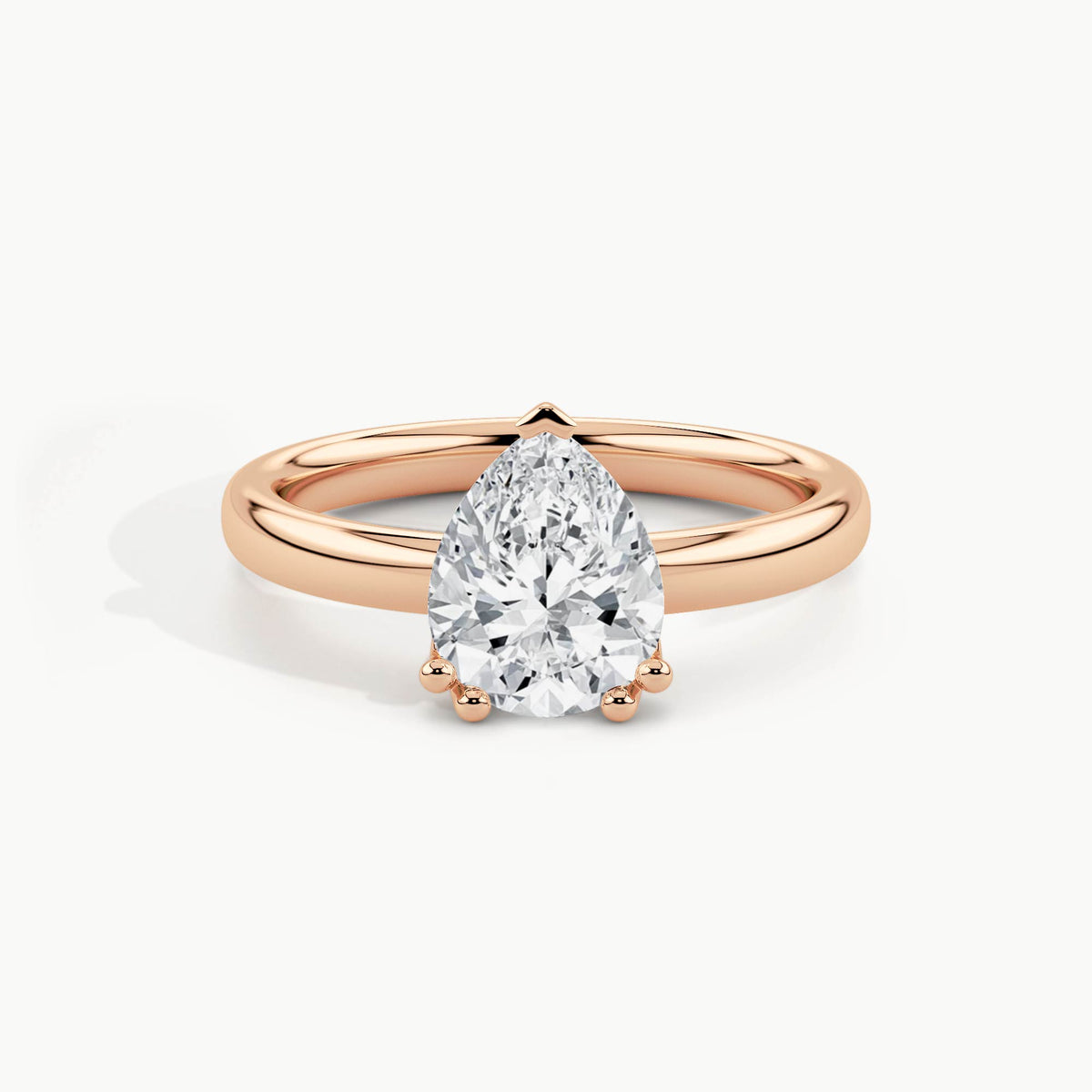 Rose Gold, Pear, down view
