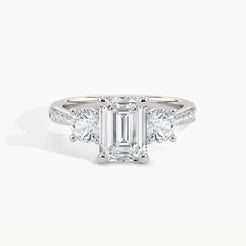 950 Platinum, Emerald, down view