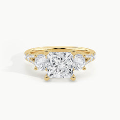 Yellow Gold, Princess, down view