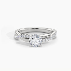 White Gold, Round, down view