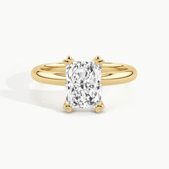 Yellow Gold, Radiant, down view