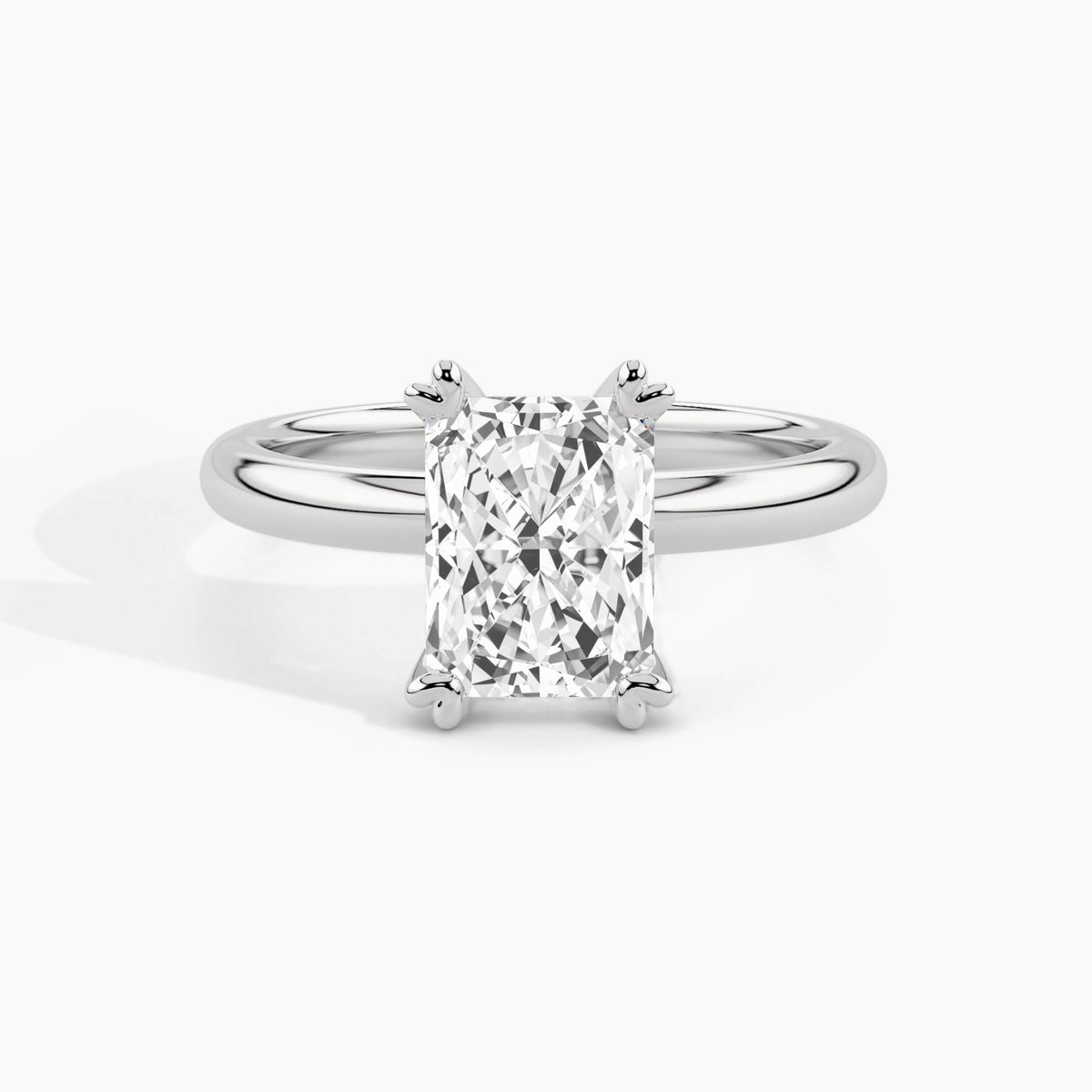 950 Platinum, Radiant, down view