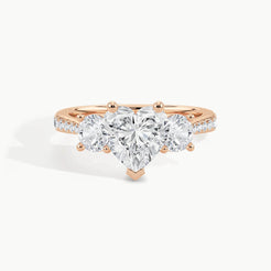 Rose Gold, Heart, down view