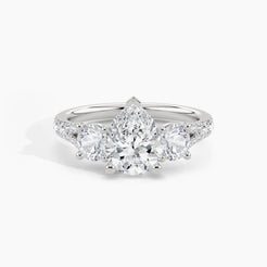 950 Platinum, Pear, down view