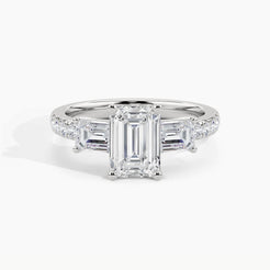 White Gold, Emerald, down view