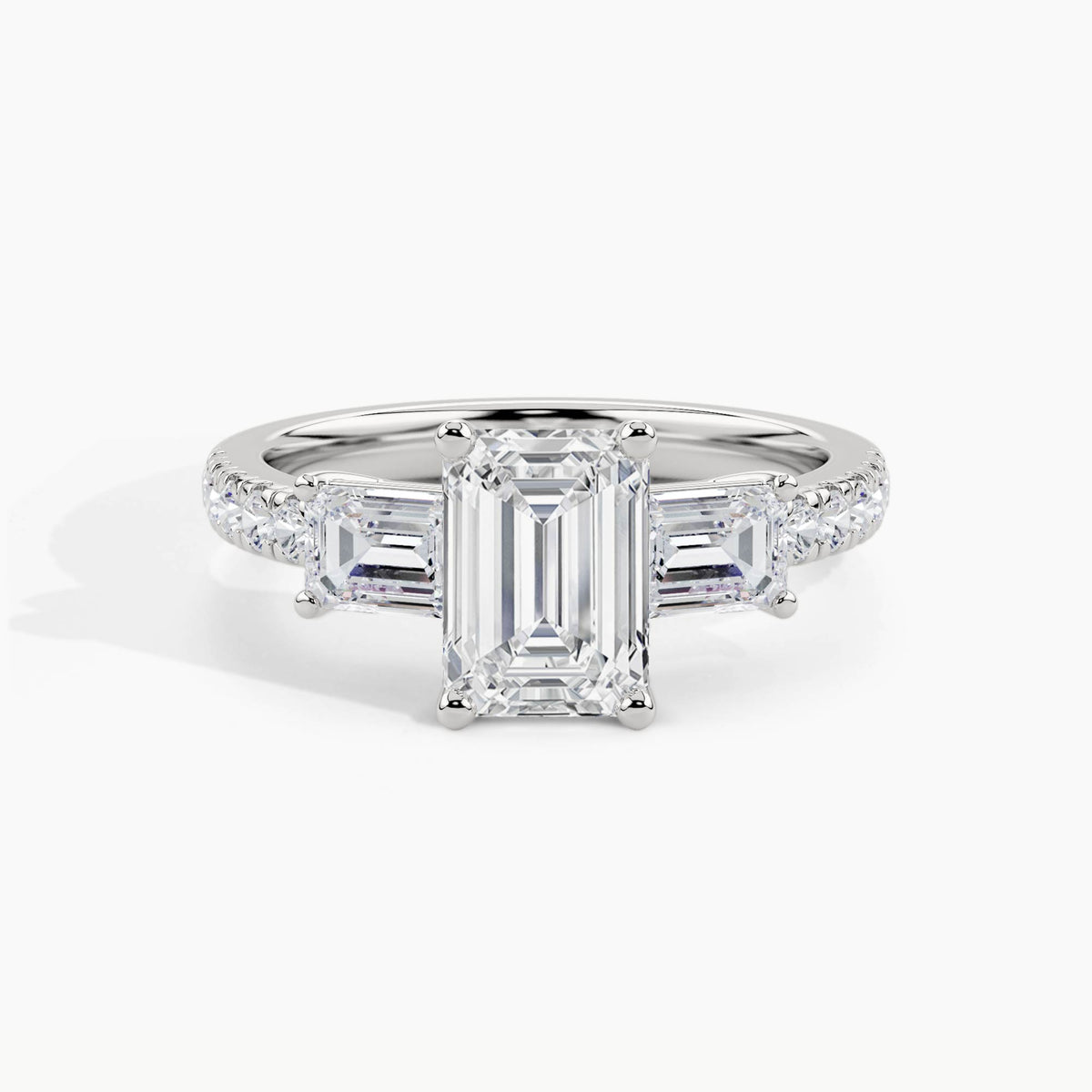White Gold, Emerald, down view