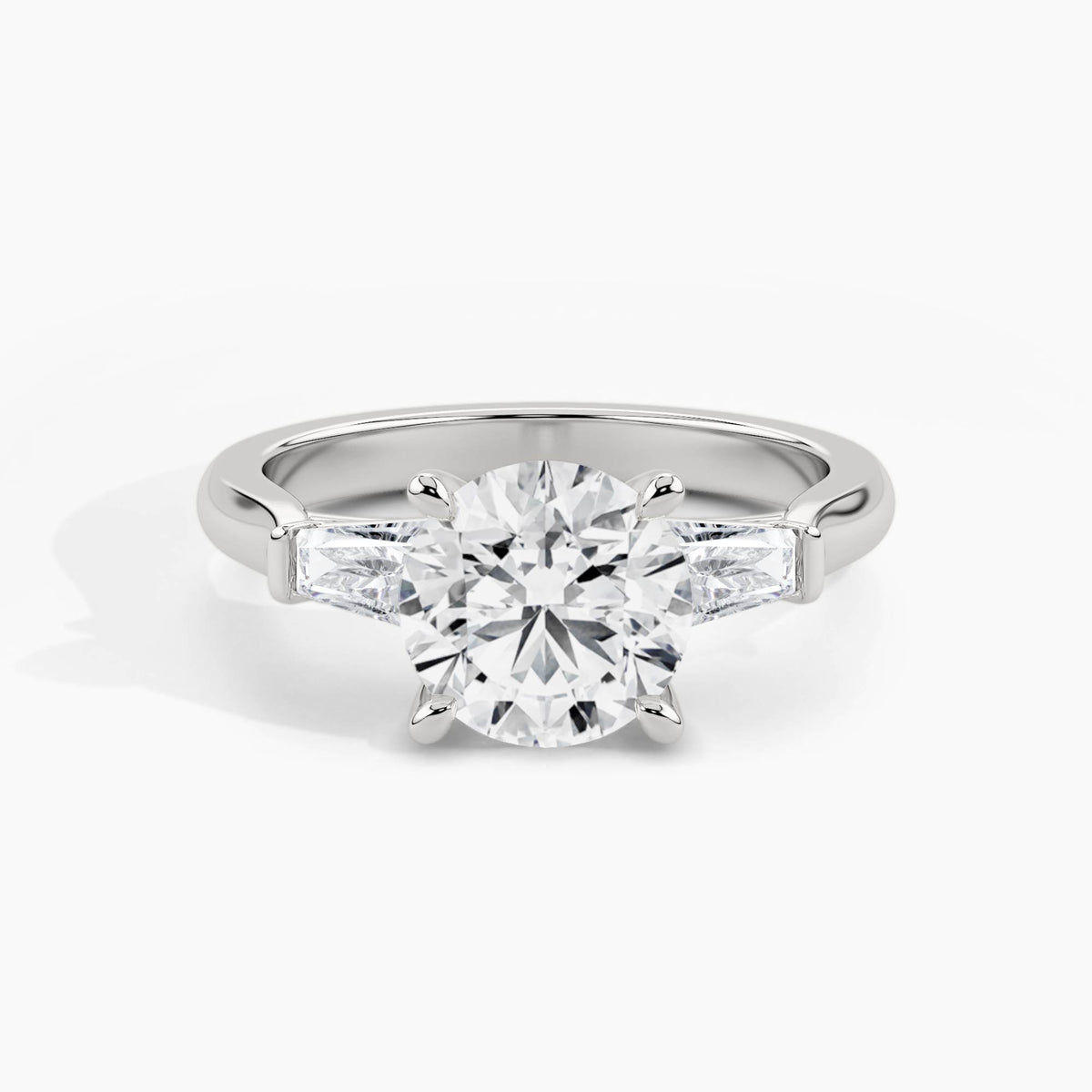 White Gold, Round, down view