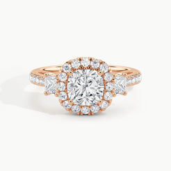 Rose Gold, Cushion, down view