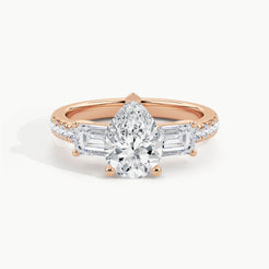 Rose Gold, Pear, down view