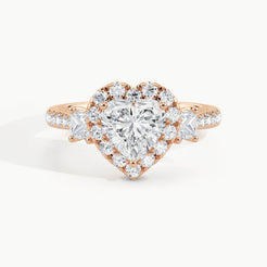 Rose Gold, Heart, down view
