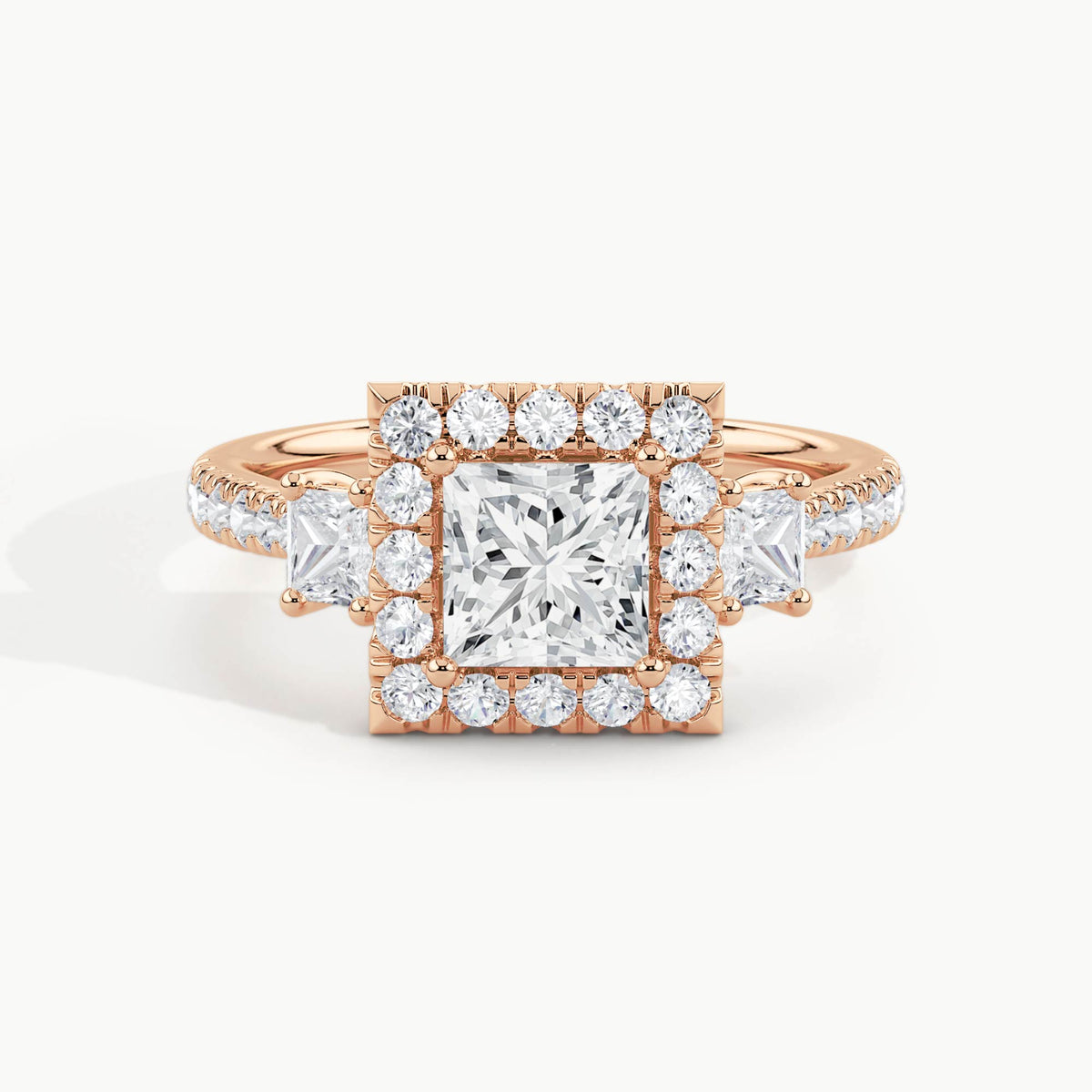 Rose Gold, Princess, down view