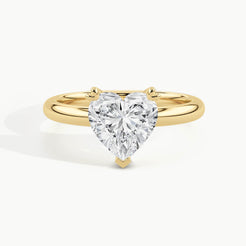 Yellow Gold, Heart, down view