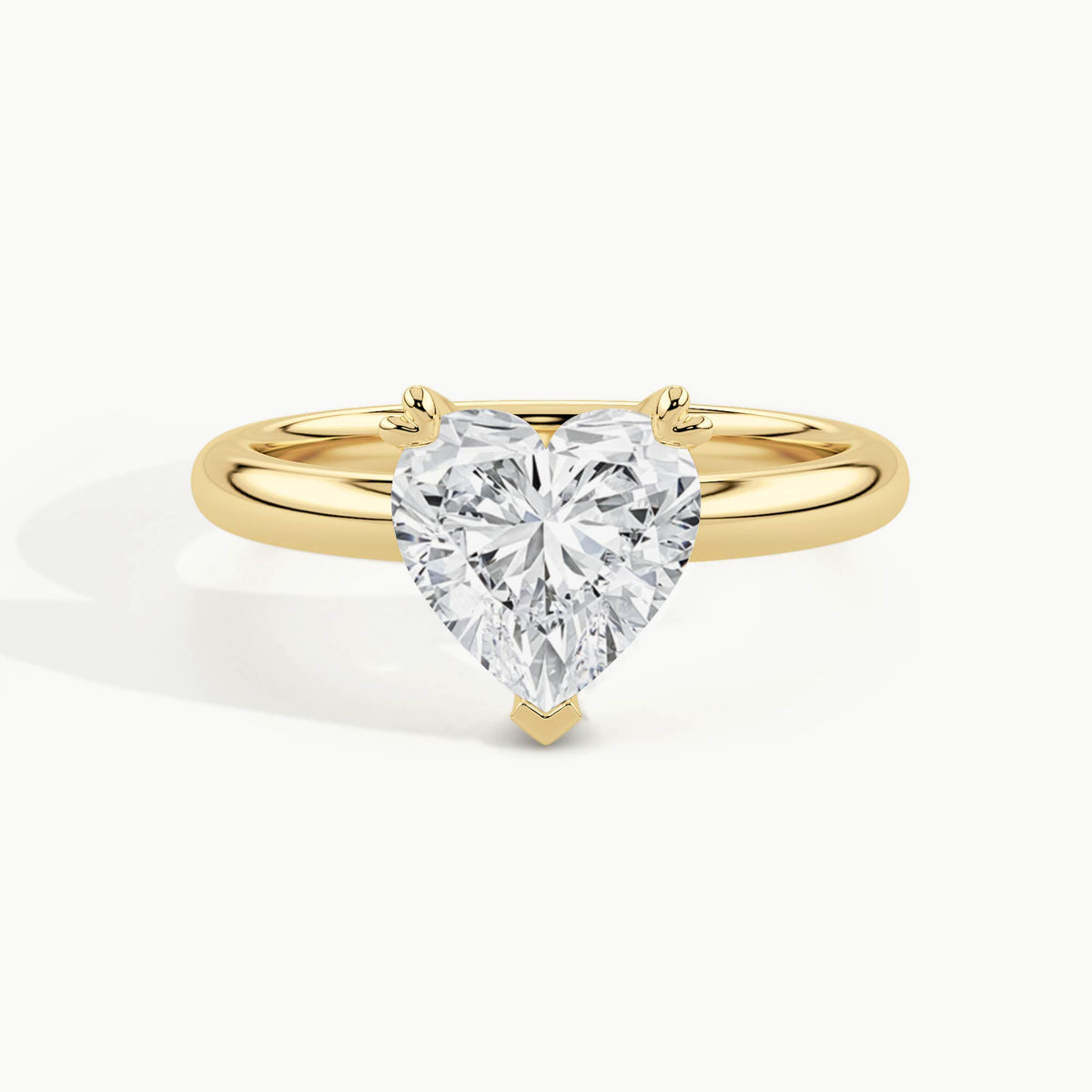 Yellow Gold, Heart, down view