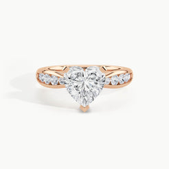 Rose Gold, Heart, down view