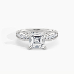 White Gold, Asscher, down view