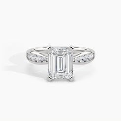 950 Platinum, Emerald, down view