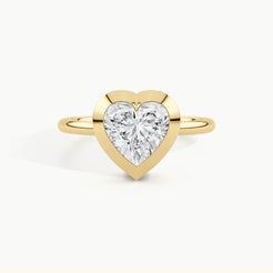 Yellow Gold, Heart, down view