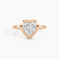 Rose Gold, Heart, down view