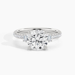 White Gold, Round, down view