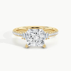 Yellow Gold, Princess, down view