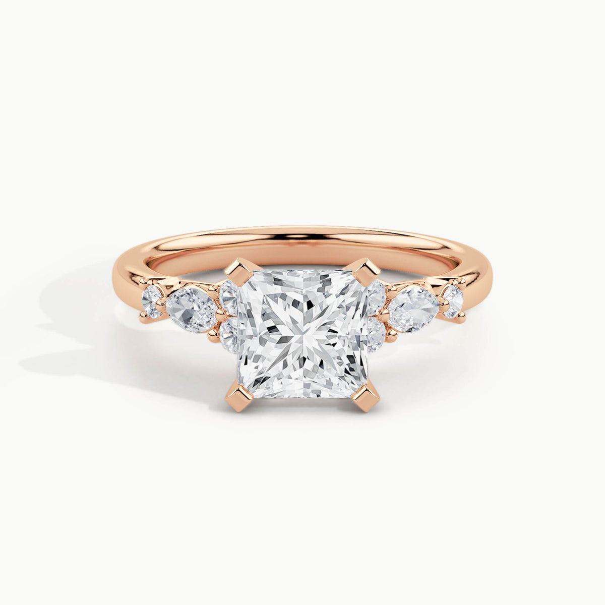 Rose Gold, Princess, down view