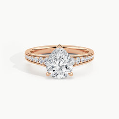 Rose Gold, Pear, down view
