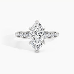 White Gold, Marquise, down view