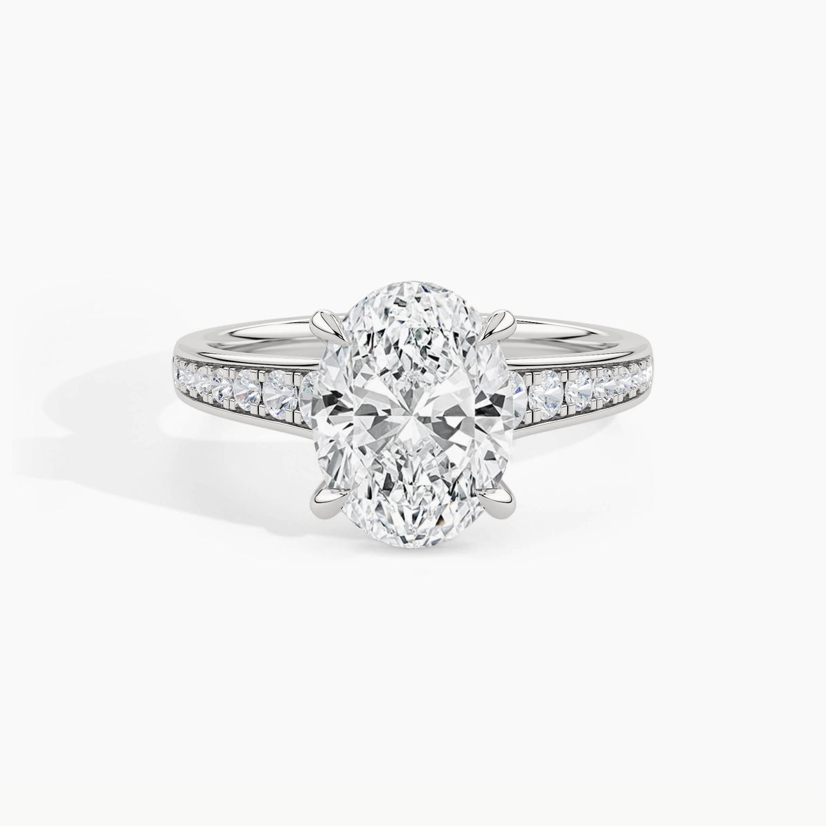 White Gold, Oval, down view