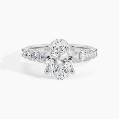 White Gold, Oval, down view