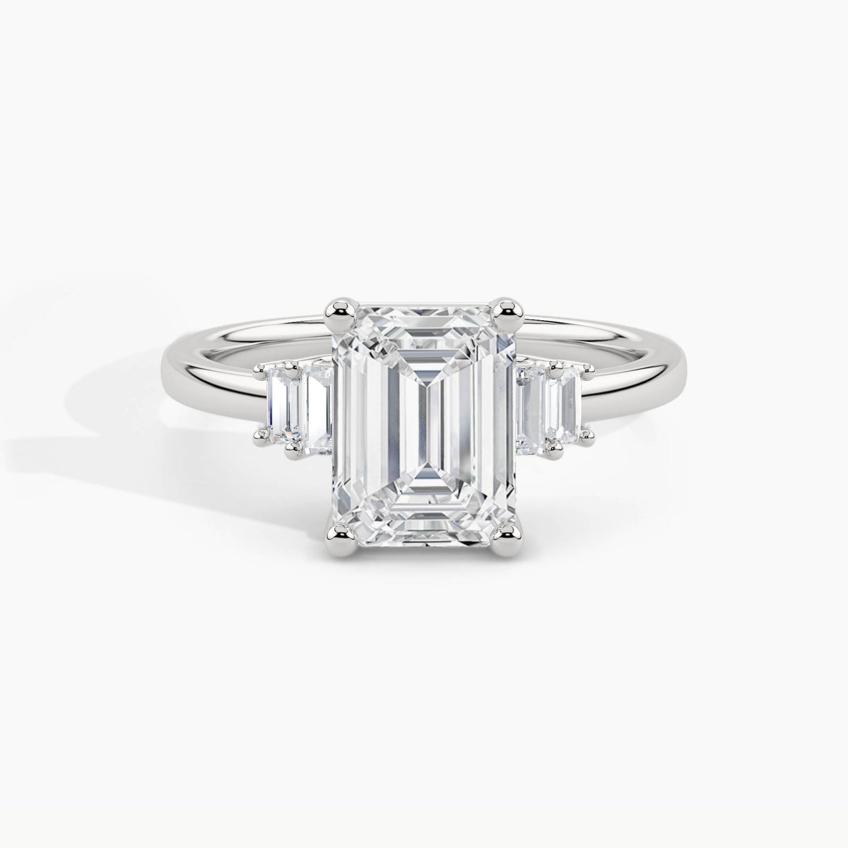 White Gold, Emerald, down view