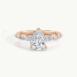 Rose Gold, Pear, down view