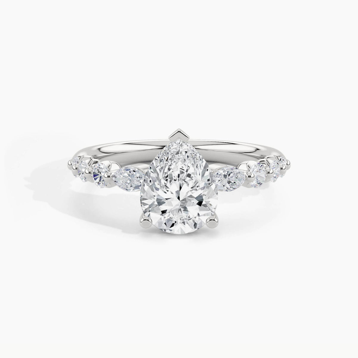 950 Platinum, Pear, down view