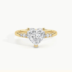 Yellow Gold, Heart, down view