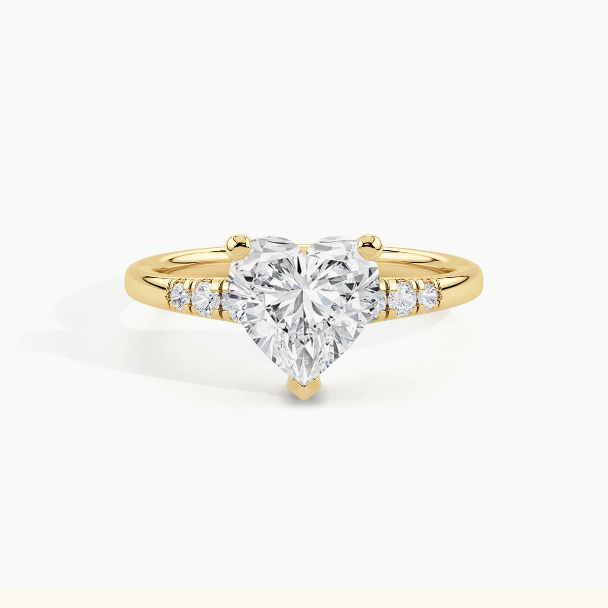 Yellow Gold, Heart, down view