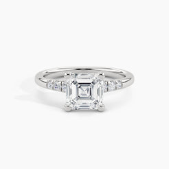 White Gold, Asscher, down view