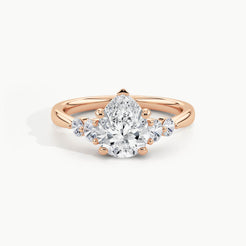 Rose Gold, Pear, down view