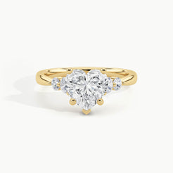 Yellow Gold, Heart, down view