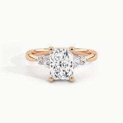 Rose Gold, Radiant, down view