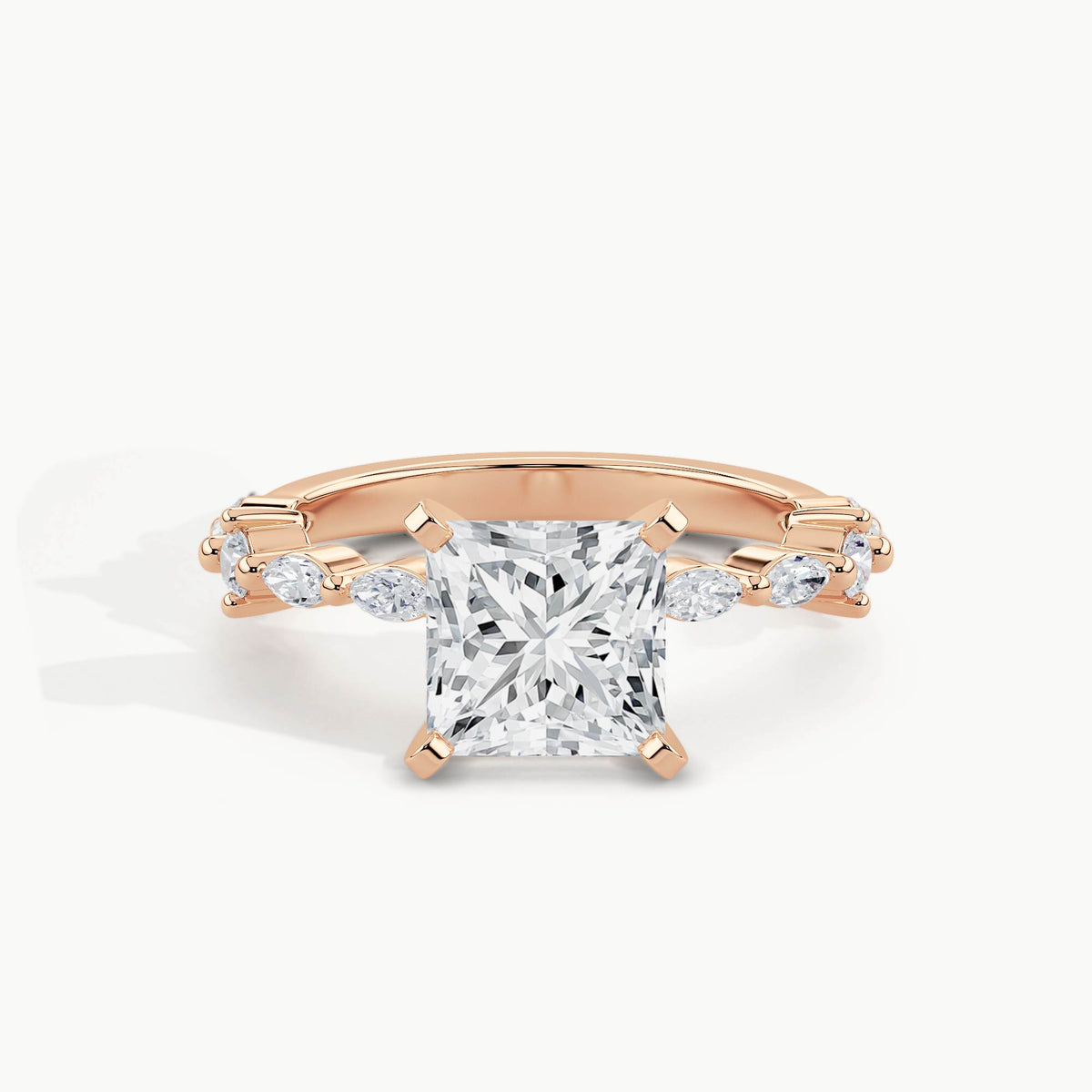 Rose Gold, Princess, down view