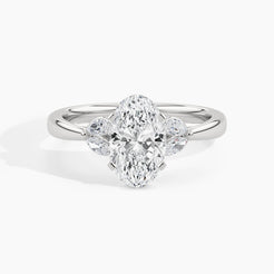 White Gold, Oval, down view