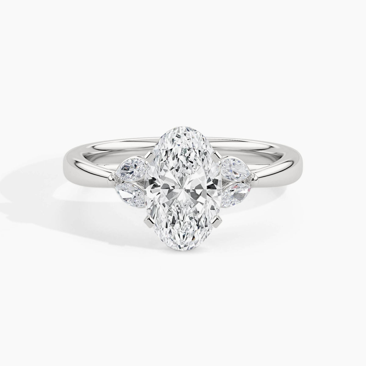 White Gold, Oval, down view
