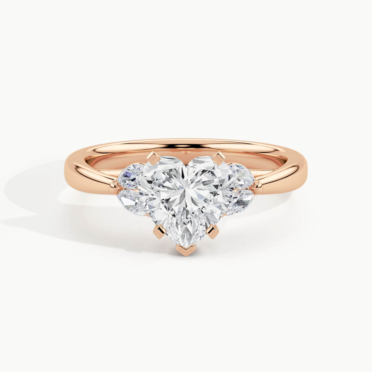 Rose Gold, Heart, down view