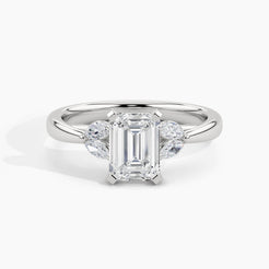 950 Platinum, Emerald, down view