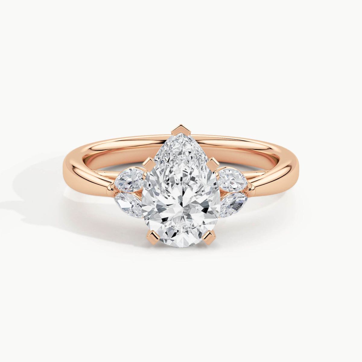 Rose Gold, Pear, down view