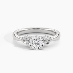 950 Platinum, Round, down view