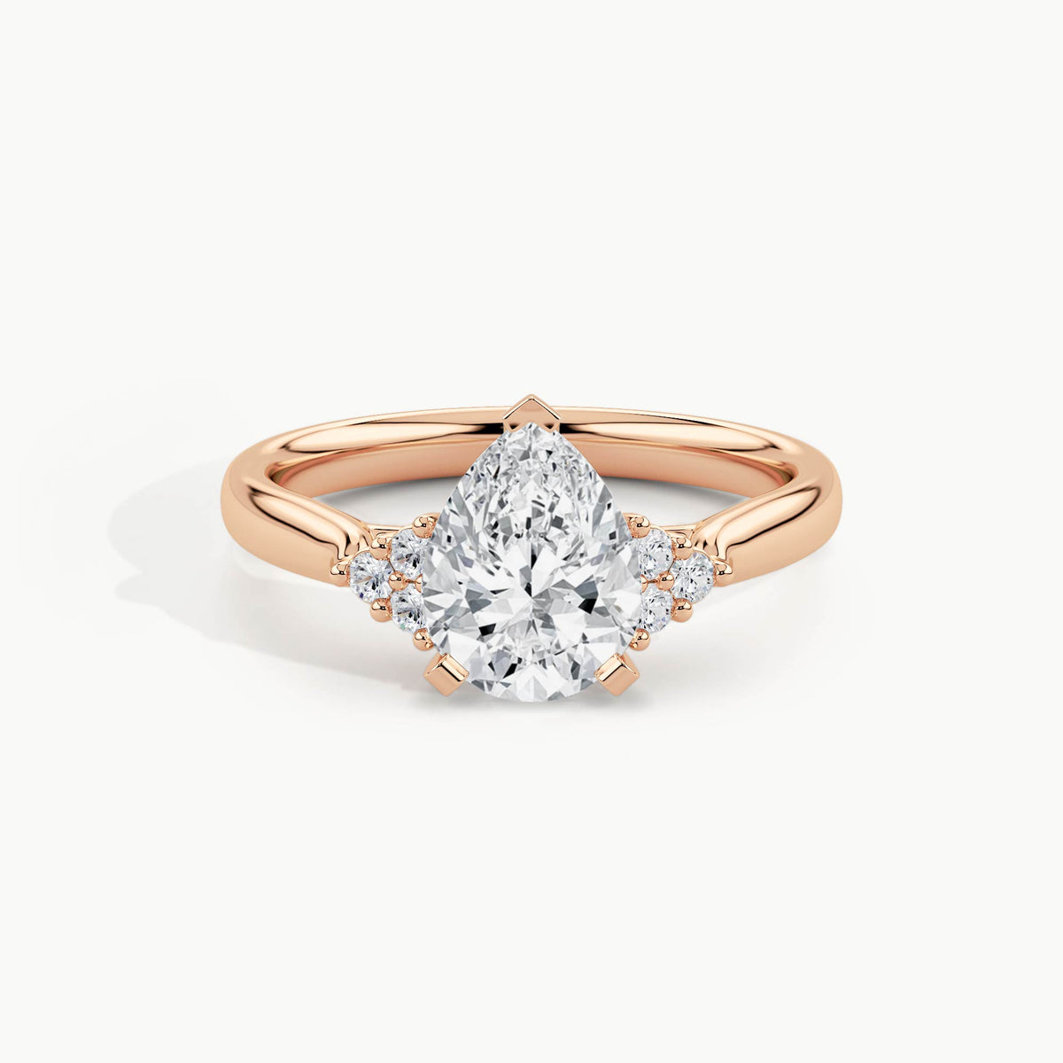 Rose Gold, Pear, down view