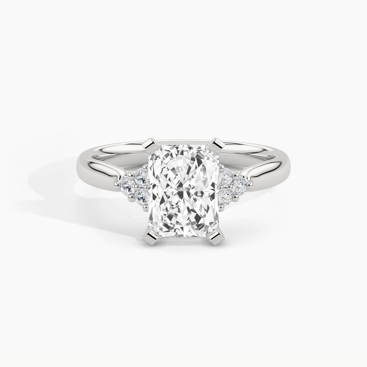 950 Platinum, Radiant, down view