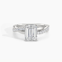 White Gold, Emerald, down view